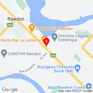 Rue Queen & 4e Av location map