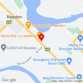 Rue Queen & 4e Av location map