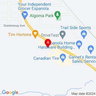 Centre Street & Algoma St location map