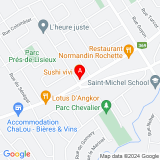 Boul Louis XIV & Rue Glinel location map