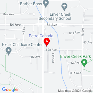 144 St & 82a Ave location map