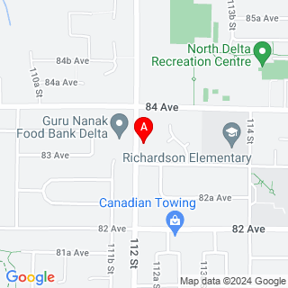112 St & 83 Ave location map