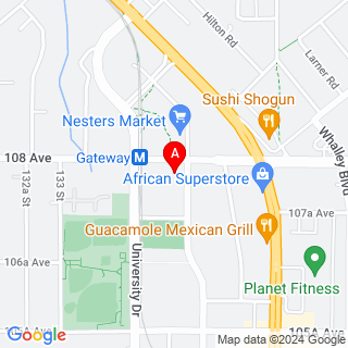 108 Ave & City Pkwy location map