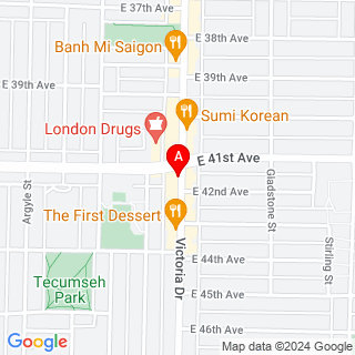 Victoria Dr & E 41st Ave location map
