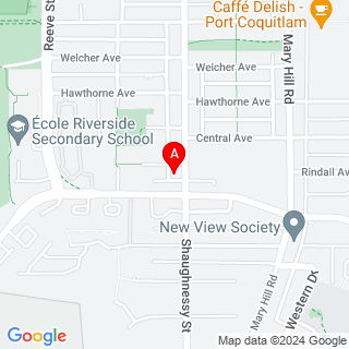 Pitt River Rd & Shaughnessy St location map