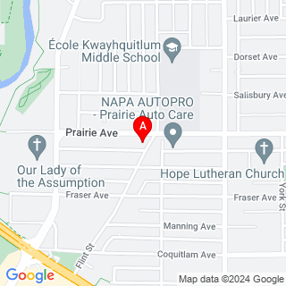 Prairie Ave & Flint St location map