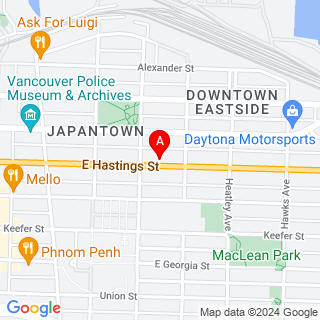E Hastings St & Jackson Ave location map