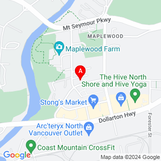 Old Dollarton Rd & Seymour River PI location map