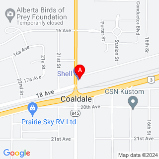 18 Ave & 20th St location map