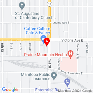 1st St & Victoria Ave E  location map