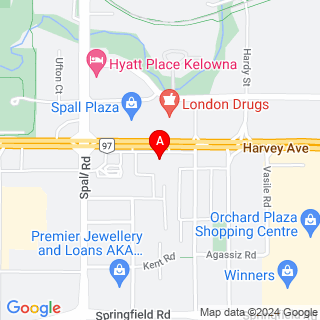 Harvey Ave & Spall Rd location map