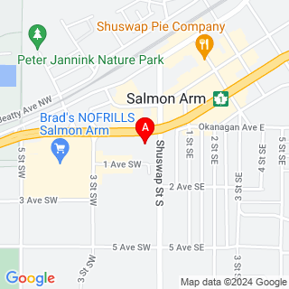 Trans-Canada Hwy &  Shuswap St. S location map