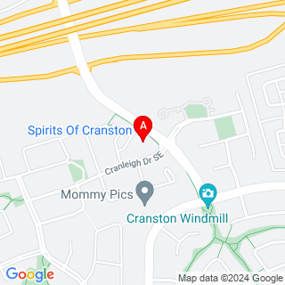 Cranston Blvd SE & Cranleigh Dr SE location map