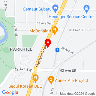 Macleod Trail & 39 Ave SE location map