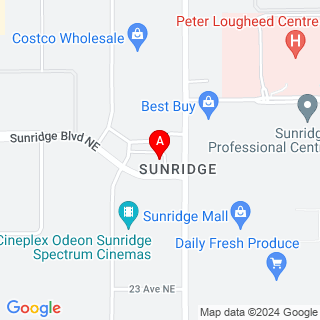 32 St NE & Sunridge Blvd NE  location map