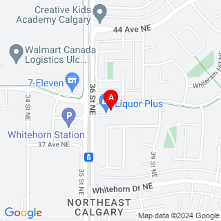 Whitefield Dr NE & 36 St NE location map