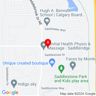 Saddlestone Dr & Saddlebrook Dr NE location map
