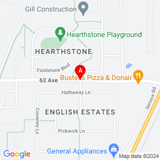 63 Ave & Service Rd location map