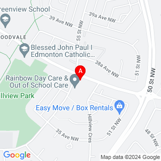Woodvale Rd E Northwest & 38 Ave NW location map