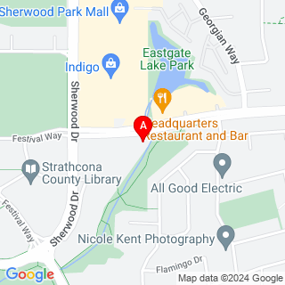 Granada Blvd & Sherwood Dr location map