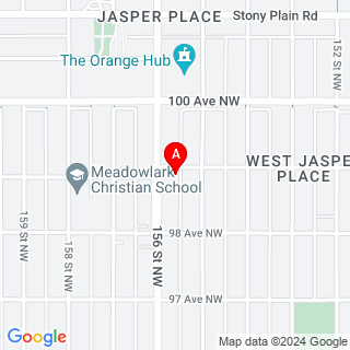 156 St NW & 99 Ave NW location map