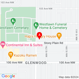 Stony Plain Rd & 163 St NW location map