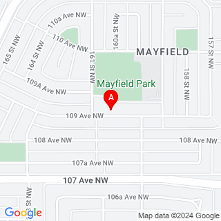 109 Ave NW & 161 St NW location map