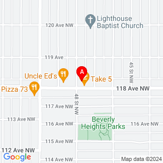 48 St NW & 118 Ave NW location map